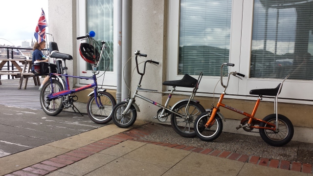 3 Retro, Iconic Raleighs - Cycle Hub Cafe, Newcastle Upon Tyne